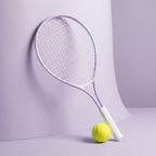 Glow-in-the-dark tennis racket in Purple
